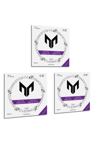 Master Music Eclipse 0.20 Gümüş Bam Uzun Sap Bağlama Teli 2 Adet