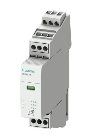 Siemens 5SD7432-7 D Sınıfı 2 Kutuplu Enversör Kontaklı Yıldırıma Karşı Koruyucu Parafudr