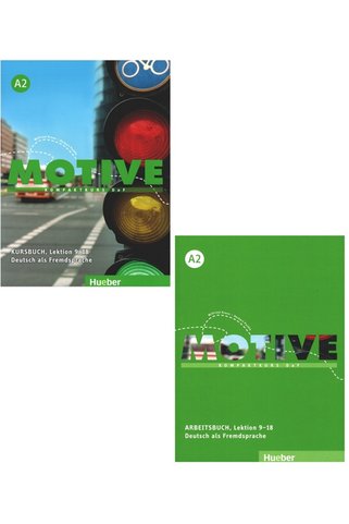 Hueber Yayınları Motive A2 Kursbuch & Arbeitsbuch Lektion 9–18 mit Audios online