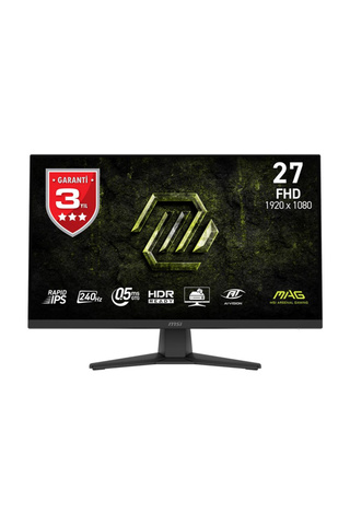 MSI MAG 272F X24 27″ 240Hz 0.5MS Adaptive Sync Full HD Flat Rapid IPS Gaming (Oyuncu) Monitör
