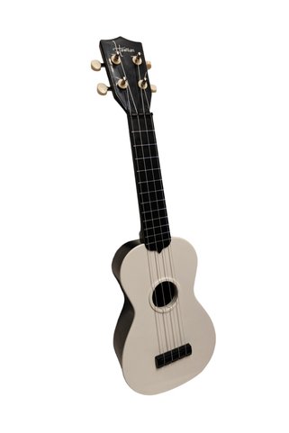 hawiian XU21-1-WH Soprano Ukulele (Beyaz) | Şık ve Minimalist Beyaz Cila Dengeli Tansiyon Kristal T