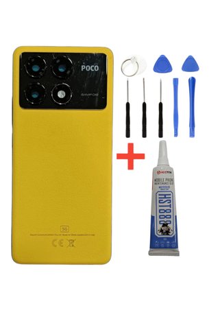 instatech Poco X6 Pro Kasa 3 Parça Kapak + Ekran Çıtası +Yan Çerceve