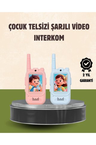 Marsilyan NXC Görüntülü Walkie Talkie Çocuklar İçin Video İnterkomlu Oyuncak MCTX