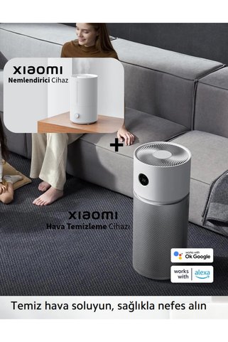 Xiaomi Ultra Premium 125m2 Etkili Alan, Akıllı Kontrol Purifier Elite Hava Temizleyici+ Hava nemlendirici