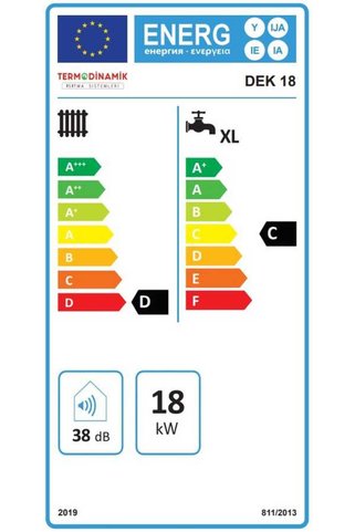 Termodinamik Dek 18 Kw Trifaze Elektrikli Kombi (Isıtma+Sıcak Su)