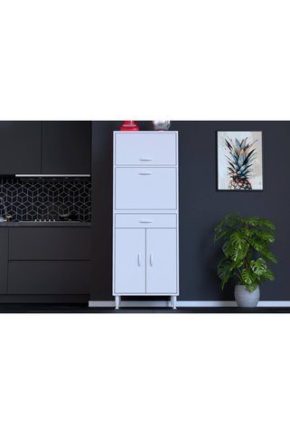 Vivense OSLO ÇOK AMAÇLI MUTFAK DOLABI, 2 KAPAKLI, 48 CM