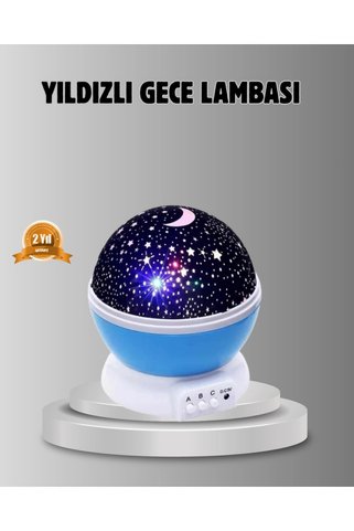Najmaddin Kargo Çocuk Gece Lambası 6 Modlu Renkli Led Enerji Tasarruflu Masal Işığı