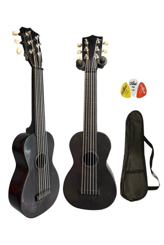 Sazhane Kompozit Siyah 54cm Çocuk Gitarı 6 Telli 4-10 Yaş