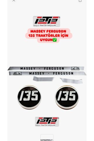 PTP MASSEY FERGUSON 135 KOMPLE YAN YAZI VE YAN YUVARLAK ARMALAR KOMPLE TAKIM