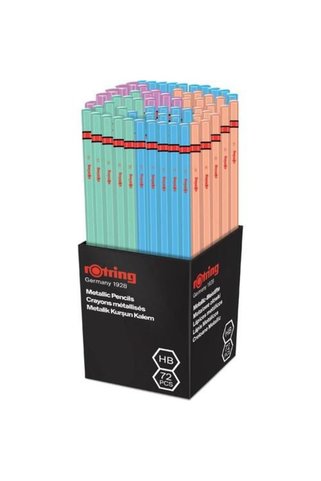 Rotring Kurşun Kalem Metalik Renkli 72 Adet
