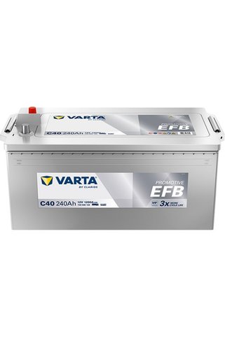 Varta C40 12V 240Ah 1200A Promotive Start Stop Efb Ağır Vasıta Akü (Üretim Tarihi:2025)