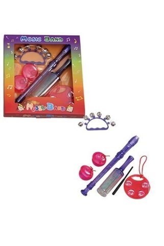 MAXTONE PK-01 Ritim Seti - 4 Parça (Eğitici Perküsyon) | Çocuklar ve Okul Öncesi Eğitim İçin Tasarl