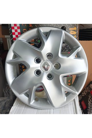 Universal 16"inç Renault Fluence Uyumlu Jant Kapağı 4'lü Takım Amblem Hediyeli