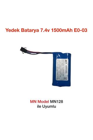 MN Model MN128 RC Uzaktan Kumandalı Araba İçin Yedek Batarya Pil 7.4v 1500mAh E0-03