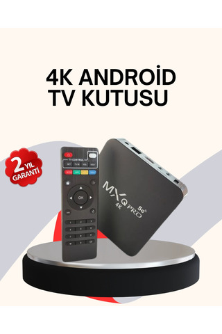 Marsilyan 4k Android Tv Box – Akıllı Medya Oynatıcı, 2gb Ram, 16gb Hafıza, Wi-fi Destekli