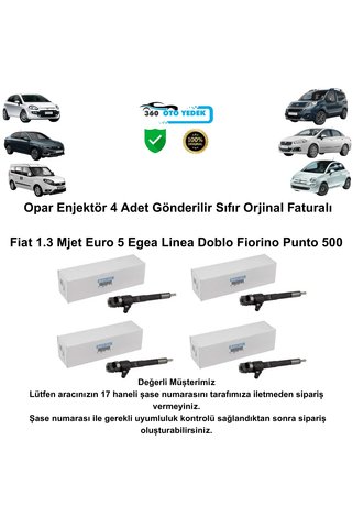 OPAR 55219886 Enjektör Fiat 1.3 Mjet Euro 5 Egea Linea Doblo Fiorino Punto 500