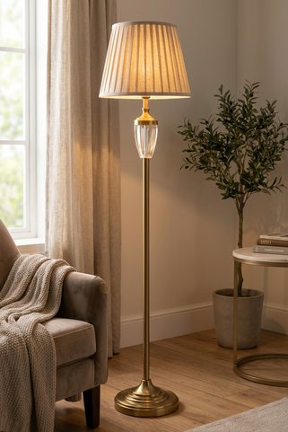 AbajurAksesuar Jasmin Bronz Lambader Jasmin Gold Lambader