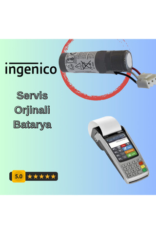 ingenico iWE280 Yazar Kasa Bataryası - Birebir Orijinal Servis Ürünü (Soketli Pil)