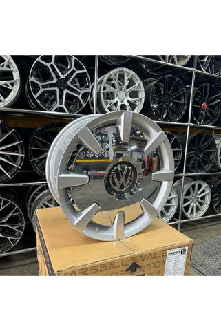 RC 16 inç 4x100 Beetle Disc Clio Symbol İ20 Civic Uyumlu Gümüş Jant Modeli (4 Adet)