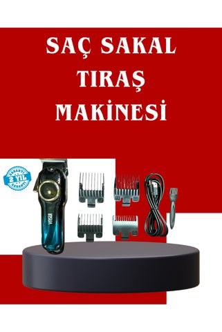 Asinya Uzun Çalışma Süreli LCD Göstergeli Saç Kesme Makinesi - Lisinya