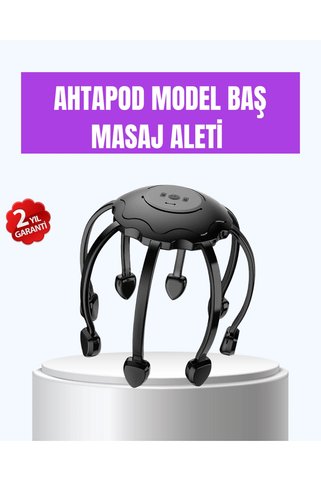 Epilons Titreşimli Saç Derisi Masaj Aleti 8 Kollu Derin Rahatlama ve Stres Azaltma