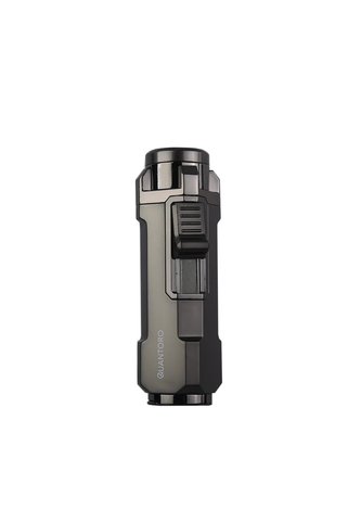 Quantoro 05-53 Üçlü Jet Alev Delicili Puro Çakmağı/Gunmetal