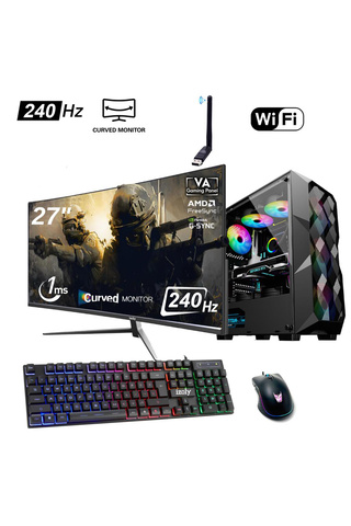 IZOLY Beldum Y I3-10100f 16gb 256gb M.2 Nvme Rx 580 8gb 27" 200hz Oyuncu Oem Seti
