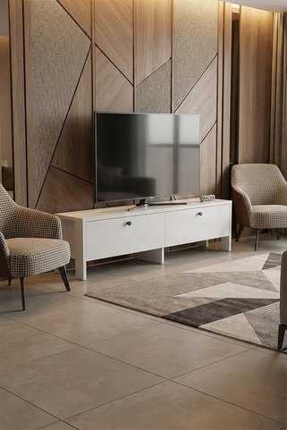 BAGAX 2 Kapaklı Tv Ünitesi | Yüksek Tabanlı - 120 cm