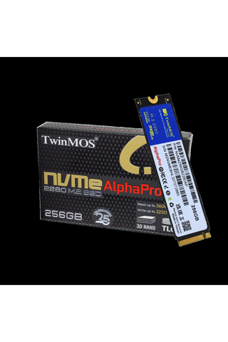 TwinMOS Nvme256gb2280ap, Alphapro, 256gb, 3600-3250mb/s, Gen3, Nvme Pcıe M.2 2280, Ssd, Tlc, 3dnand
