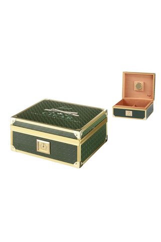 ANGELO METAL KAPLAMA ALU GREEN HUMİDOR 40 LIK