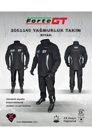 Forte GT 2001150 SİYAH YAĞMURLUK