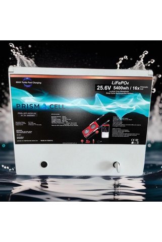 Prisma Cell Prismacell Lifepo4 210ah 25.6 volt prizmatik smart bluetooth 5400 watt akü TURBO CHARGING solar akü