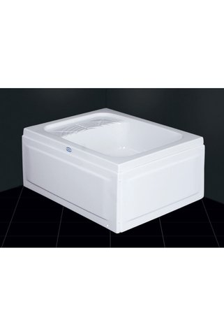 SELİKA 120x80 Dikdörtgen Jakuzi 6 Jetli Motorlu Beyaz (Blower Var)