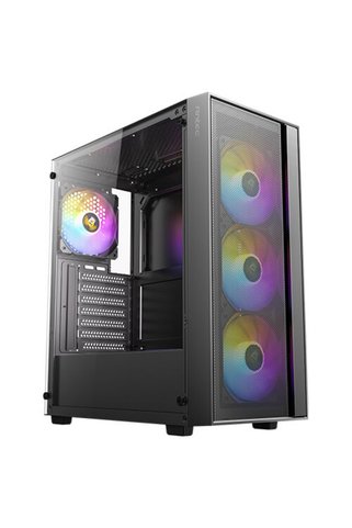 ANTEC AX65 ARGB 4x120mm Fan ATX Siyah Mid Tower Gaming (Oyuncu) Kasası