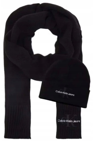 Calvin Klein GIFT BEANNIE AND SCARF ATKI BERE SETİ ZW0ZW02660