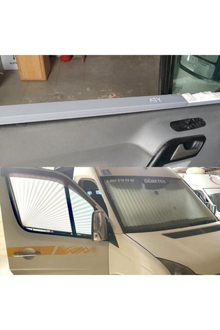 SHUIVAN ATY Karavan Güneşlik Perde Seti Ön Cam Sprinter Crafter 2008 - 2016 Uyumlu