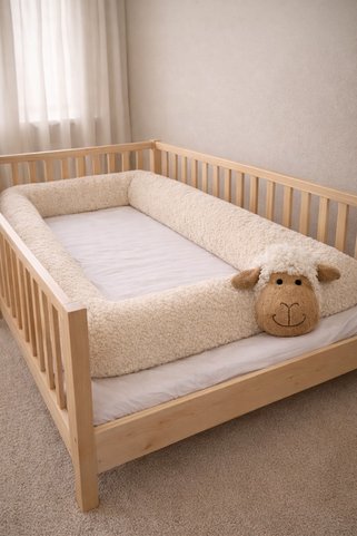 zabonti home 640 cm Kuzu Yatak Kenar Koruma Teddy