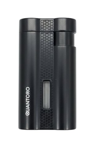 Quantoro 3 Torch Pürmüz Siyah Metal Puro Çakmağı