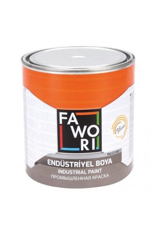 Fawori Endüstriyel Mat Siyah Boya 15 Kg.