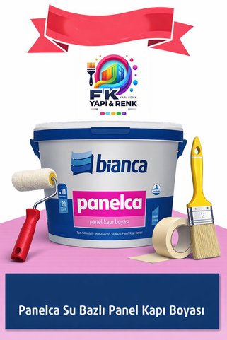 Bianca Su Bazlı Panelca Kapı Boyası 2,50 Lt Beyaz-SET