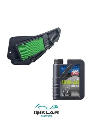 monero Honda Pcx 125 14-17 Liqui Moly Yağ Ve Hava Filtre Bakım Seti Bs0033
