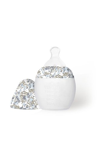 Elhee Anti-Kolik Medikal Silikon Biberon 0 ay+ Liberty Mimosa Blue 150 ml