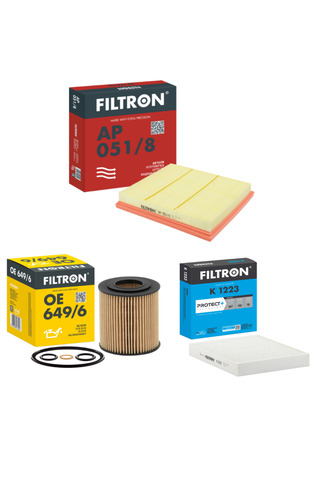 Filtron Opel Astra J 1.6 3'lü Filtre Seti Hava/Yağ/Polen