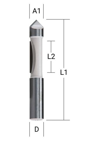 Makita D-47787 - Freze Bıçağı 8x6.35 Mm - Yüksek