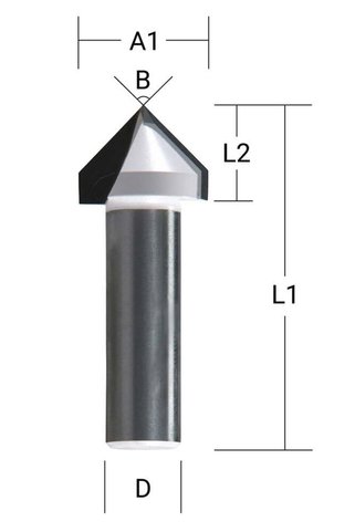 Makita D-47880 - Freze Bıçağı 6x19 Mm - Yüksek