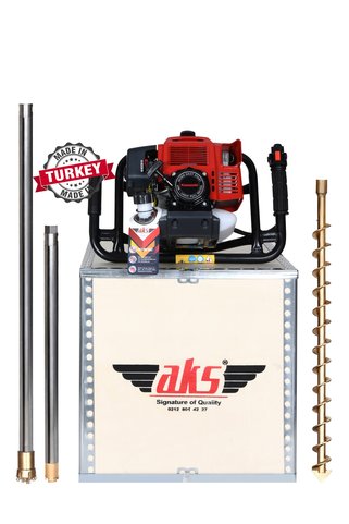 Kawasaki TJ53 Profesyonel El Sondaj Makinesi – Kaya & Toprak Uyumlu Full Set 20 Metre