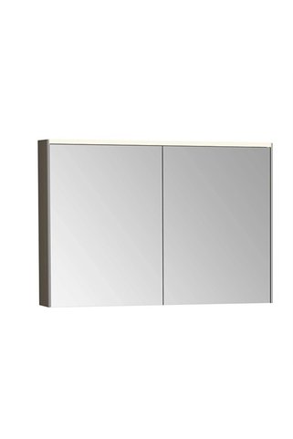 VitrA Aydınlatmalı Prime Dolaplı Ayna 100 cm Fırçalı Krom