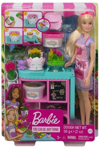 Barbie Çiçekçi Bebek ve Oyun Seti GTN58