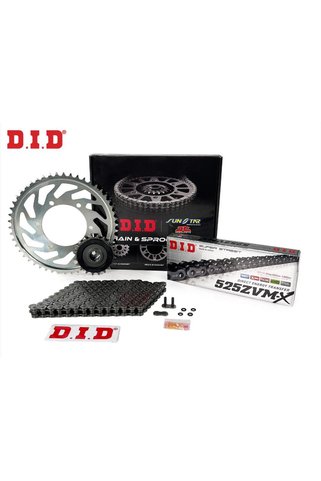 D.I.D Did Zvm-x-Jt 2017-2021 Triumph Street Triple S Uyumlu Zincir Dişli Set Çelik Renk