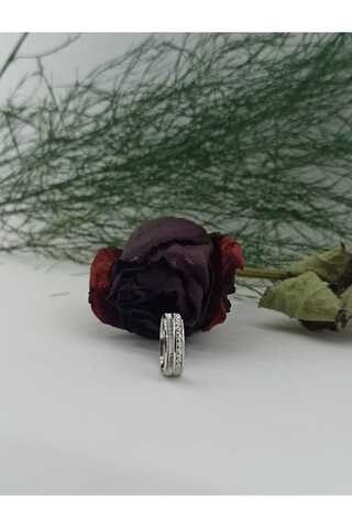 Simge Gümüş 925 Ayar Gümüş Alyans Yüzük No 15 cm